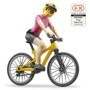 Bruder figurina ciclista cu bicicleta de munte